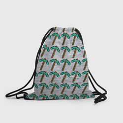 Рюкзак-мешок Майнкрафт кирка, цвет: 3D-принт