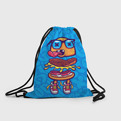 Рюкзак-мешок Бутерброд монстрик граффити, цвет: 3D-принт