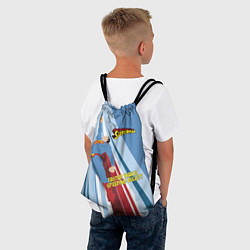 Рюкзак-мешок Faster than a speeding bullet!, цвет: 3D-принт — фото 2