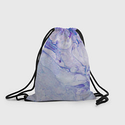 Рюкзак-мешок Разводы сиреневой краской, цвет: 3D-принт
