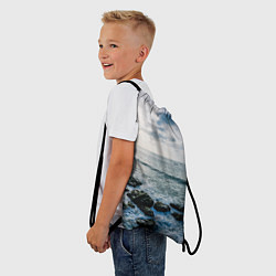 Рюкзак-мешок Море, цвет: 3D-принт — фото 2