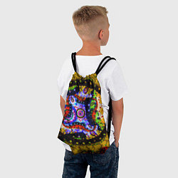 Рюкзак-мешок Абстрактный рисунок, цвет: 3D-принт — фото 2