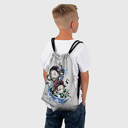 Рюкзак-мешок Demon slayer, цвет: 3D-принт — фото 2