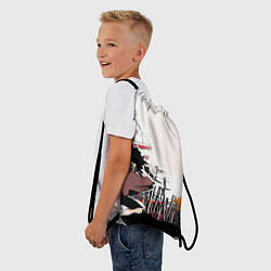 Рюкзак-мешок Афросамурай аниме, цвет: 3D-принт — фото 2