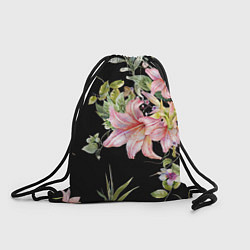 Рюкзак-мешок Букет лилий, цвет: 3D-принт