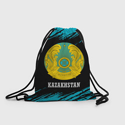Рюкзак-мешок KAZAKHSTAN КАЗАХСТАН, цвет: 3D-принт