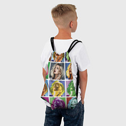 Рюкзак-мешок Buzova pop-art, цвет: 3D-принт — фото 2