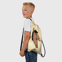 Рюкзак-мешок Конь БоДжек, цвет: 3D-принт — фото 2