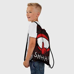 Рюкзак-мешок AMONG US - SHHH!, цвет: 3D-принт — фото 2