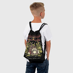 Рюкзак-мешок ТОТОРО ЛОТУС, цвет: 3D-принт — фото 2