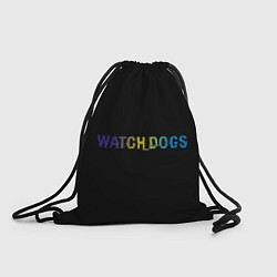 Рюкзак-мешок Watch Dogs Text, цвет: 3D-принт