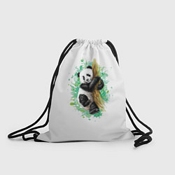 Рюкзак-мешок Панда, цвет: 3D-принт