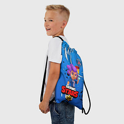 Рюкзак-мешок BRAWL STARS SHELLY PSG, цвет: 3D-принт — фото 2