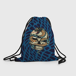 Рюкзак-мешок Snake&Skull, цвет: 3D-принт