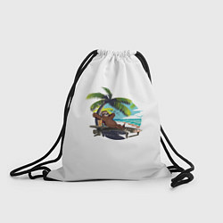 Рюкзак-мешок Отпуск, цвет: 3D-принт