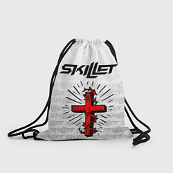 Рюкзак-мешок SKILLET, цвет: 3D-принт