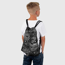 Рюкзак-мешок CRAZY ANIMALS, цвет: 3D-принт — фото 2