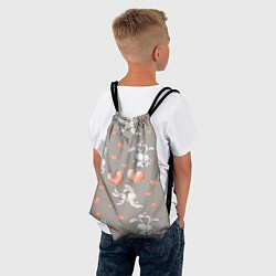 Рюкзак-мешок Влюбленные, цвет: 3D-принт — фото 2
