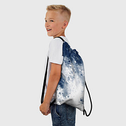 Рюкзак-мешок Чернильные капли, цвет: 3D-принт — фото 2