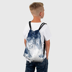 Рюкзак-мешок Чернильные капли, цвет: 3D-принт — фото 2