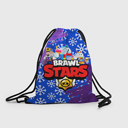 Рюкзак-мешок BRAWL STARS LOU, цвет: 3D-принт