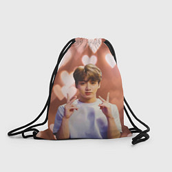 Рюкзак-мешок JUNGKOOK BTS, цвет: 3D-принт