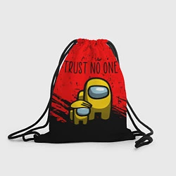 Рюкзак-мешок AMONG US - НЕ ВЕРЬ НИКОМУ, цвет: 3D-принт