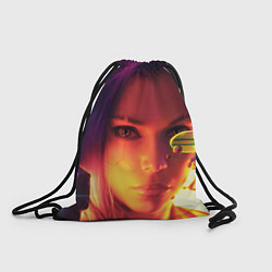 Рюкзак-мешок CYBERPUNK 2077 S, цвет: 3D-принт