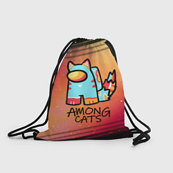 Рюкзак-мешок AMONG US - КОТИК, цвет: 3D-принт