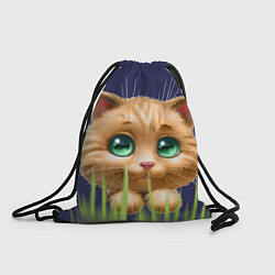 Рюкзак-мешок Зелёная трава, цвет: 3D-принт