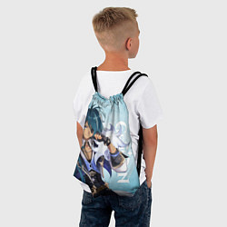 Рюкзак-мешок GENSHIN IMPACT, КЭЙА, цвет: 3D-принт — фото 2