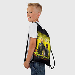 Рюкзак-мешок Киберпанк 2077, цвет: 3D-принт — фото 2