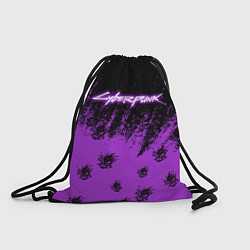 Рюкзак-мешок Cyberpunk neon, цвет: 3D-принт