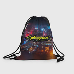 Рюкзак-мешок Найт сити, цвет: 3D-принт