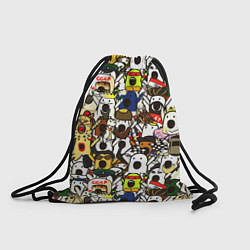Рюкзак-мешок НИЧОСИ, цвет: 3D-принт