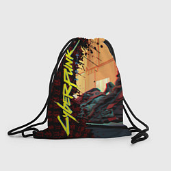 Рюкзак-мешок Киберпанк, цвет: 3D-принт