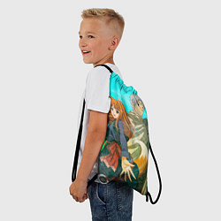 Рюкзак-мешок Волчица и пряности, цвет: 3D-принт — фото 2