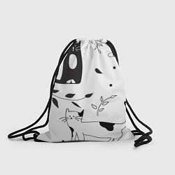 Рюкзак-мешок Кис-Кис, цвет: 3D-принт