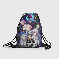 Рюкзак-мешок Re:Zero Жизнь с нуля, цвет: 3D-принт