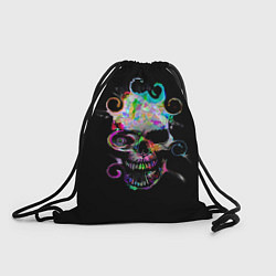 Рюкзак-мешок ЧЕРЕП, цвет: 3D-принт