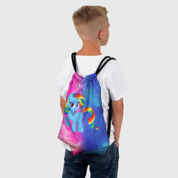 Рюкзак-мешок Радуга Дэш, цвет: 3D-принт — фото 2