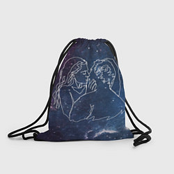 Рюкзак-мешок Ты моя вселенная, цвет: 3D-принт