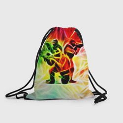 Рюкзак-мешок CS GO Neon, цвет: 3D-принт