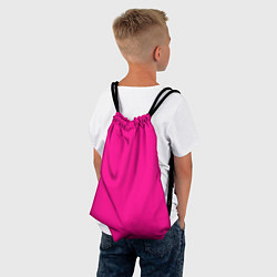 Рюкзак-мешок РОЗОВАЯ МАСКА, цвет: 3D-принт — фото 2
