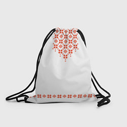 Рюкзак-мешок Белорусская вышиванка, цвет: 3D-принт