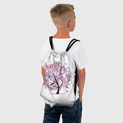 Рюкзак-мешок Цветочное Дерево, цвет: 3D-принт — фото 2
