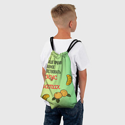 Рюкзак-мешок Вкус и запах, цвет: 3D-принт — фото 2