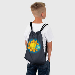 Рюкзак-мешок Согрей моё сердце, цвет: 3D-принт — фото 2