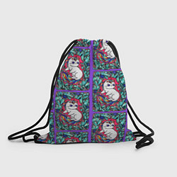 Рюкзак-мешок Маленькие Единорожки, цвет: 3D-принт
