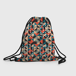 Рюкзак-мешок Арт геометрия, цвет: 3D-принт